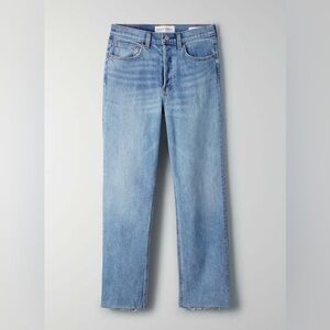The Arlo High Rise Straight 28L Jeans - Light Blue